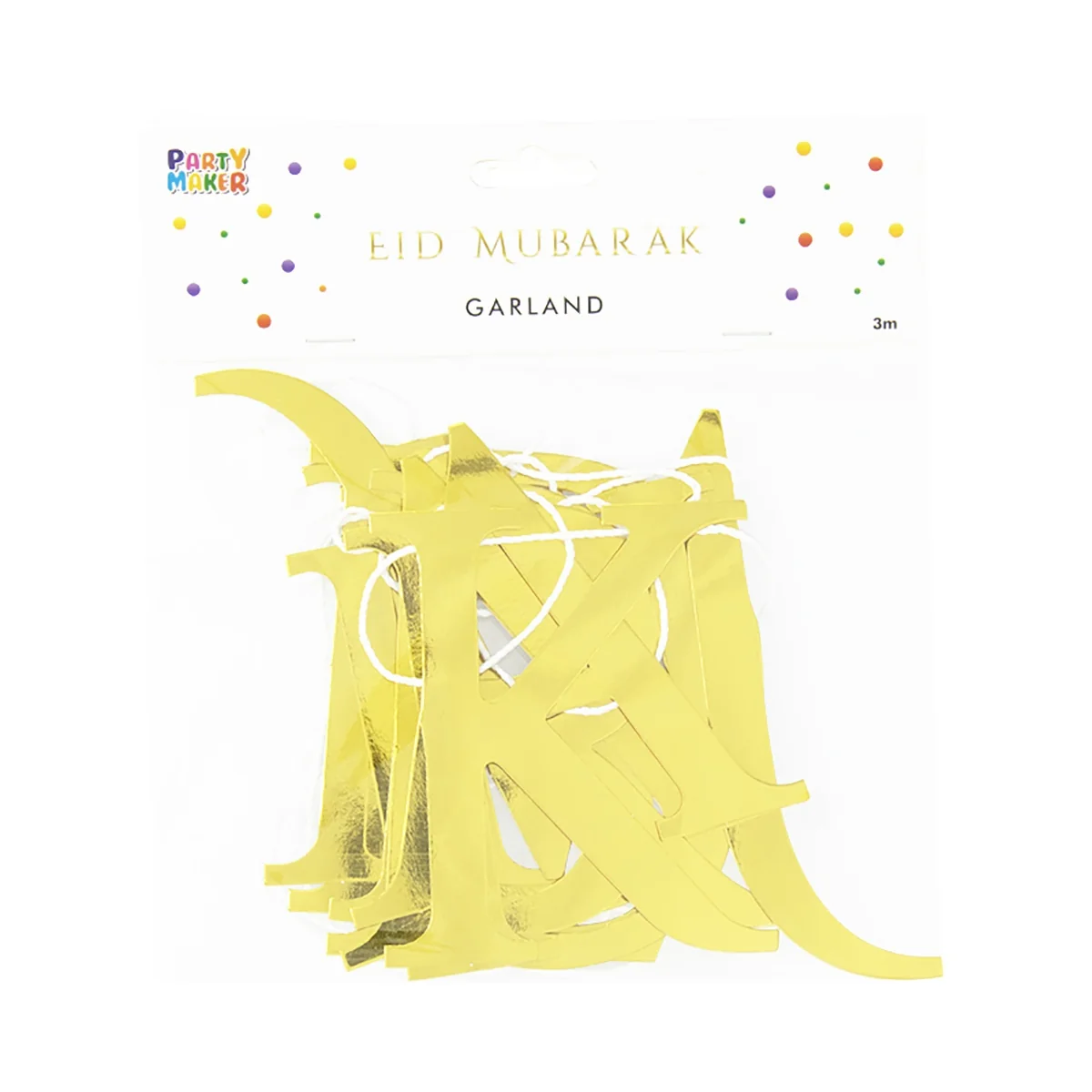 Eid Lettering Garland 1ct (608231)