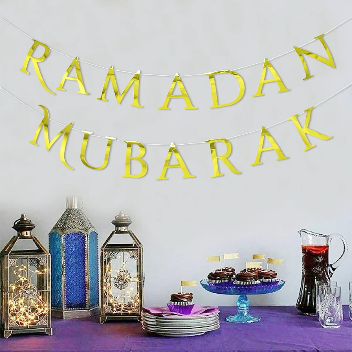 Ramadan Lettering Garland — detail