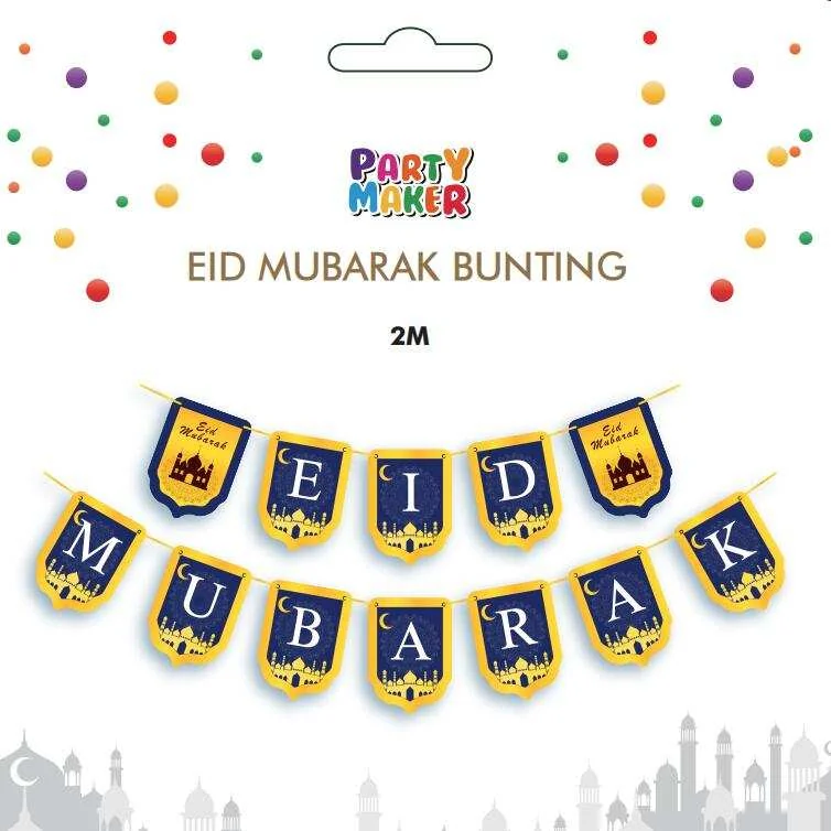 Eid Lettering Bunting 300cm — packaging