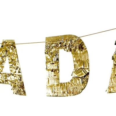 RAMADAN MUBARAK TINSEL BUNTING 1pcs (608367)