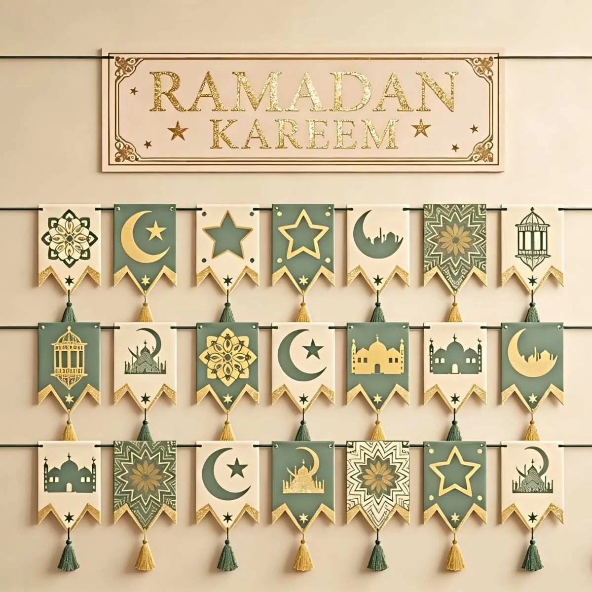 Ramadan Decoration Set — detail