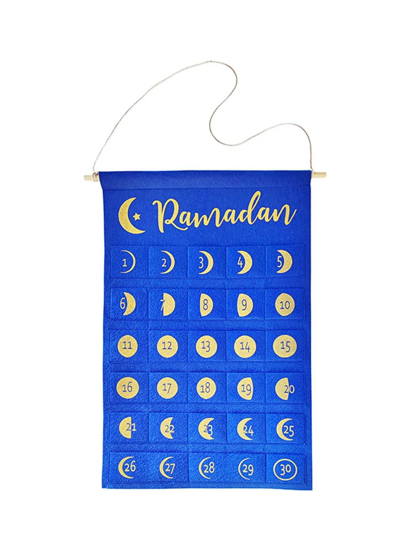 RAMADAN Calendar blue EID calendar-blue — detail