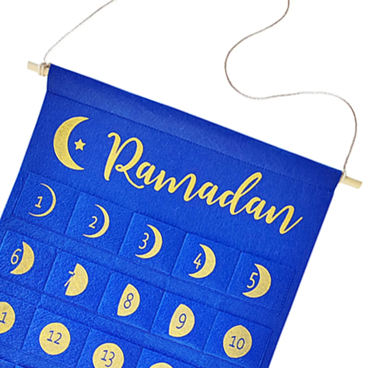 RAMADAN Calendar blue EID calendar-blue — angle view