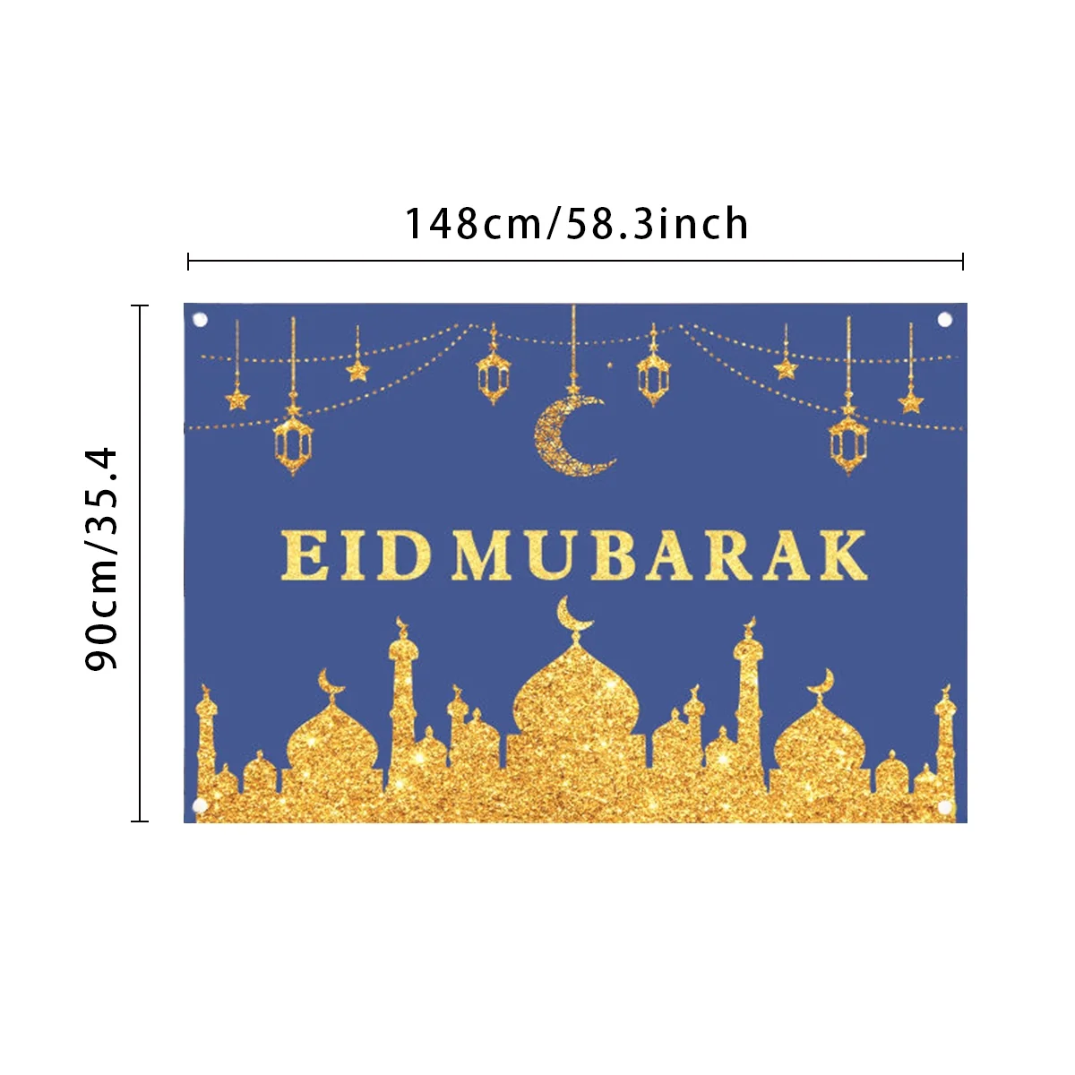 Eid Polyester Cloth Backdrop (613085)