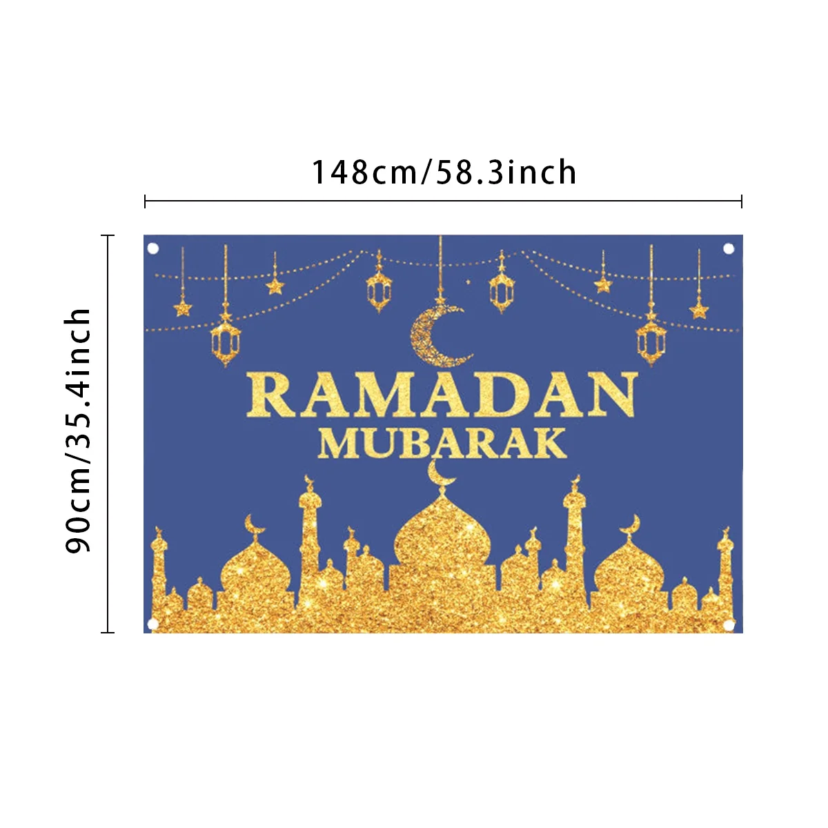 Ramadan Polyester Cloth Flag (613088)