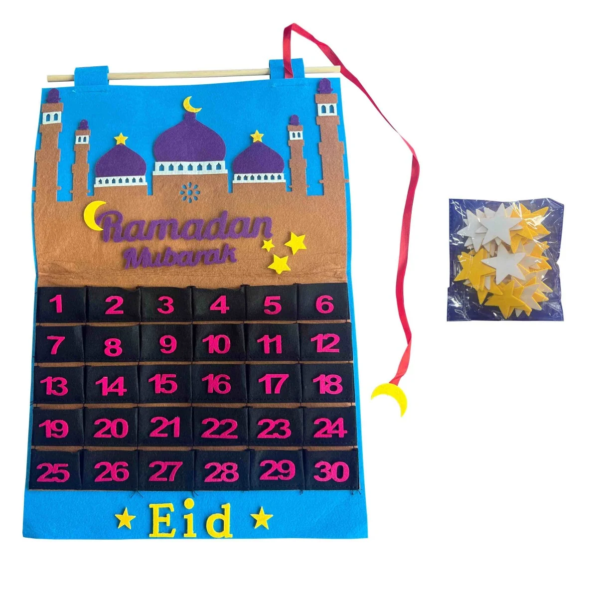 Felt Ramadan Calendar
with Star marker
Blue Temple (613105)