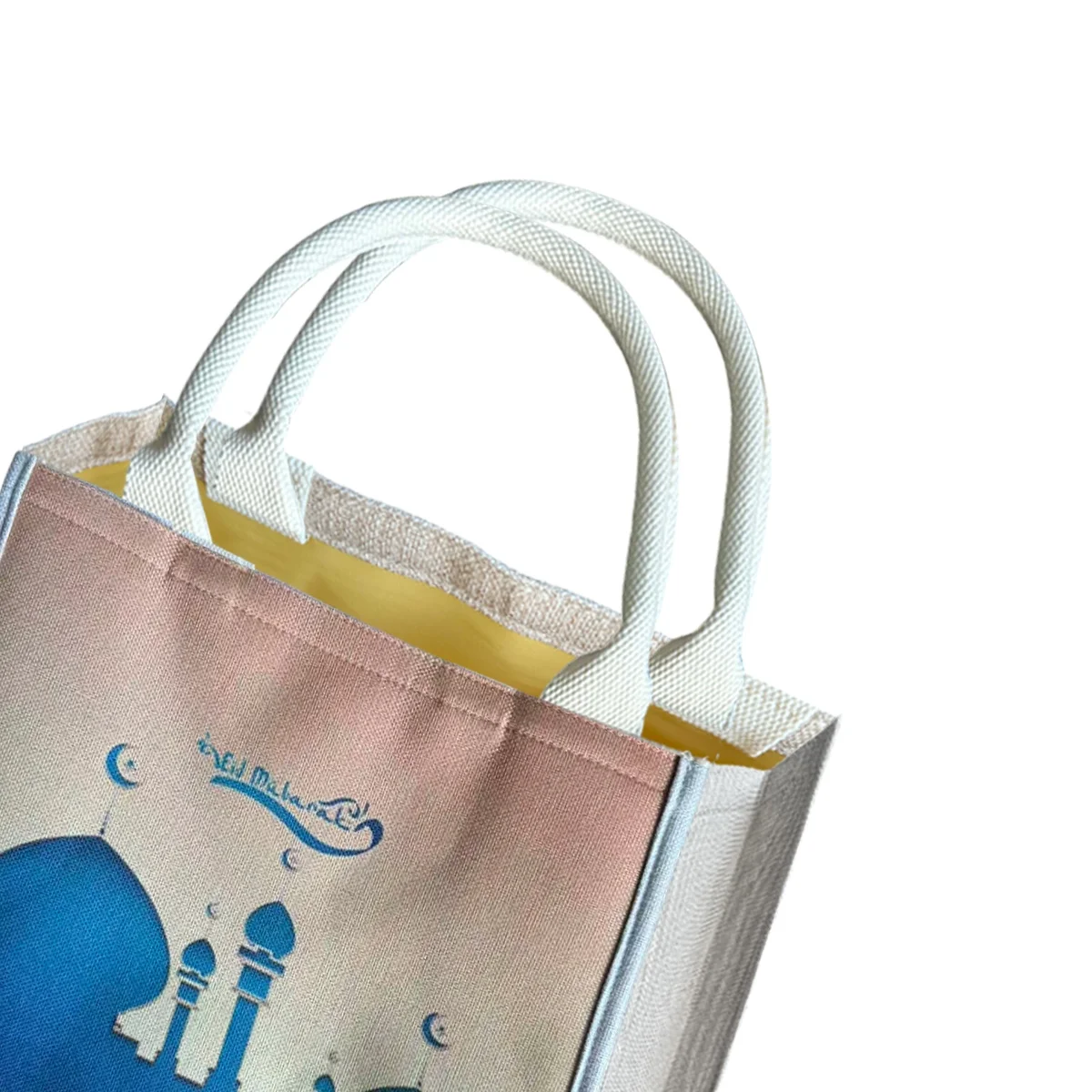 EID Mubarak Tote Bag — angle view