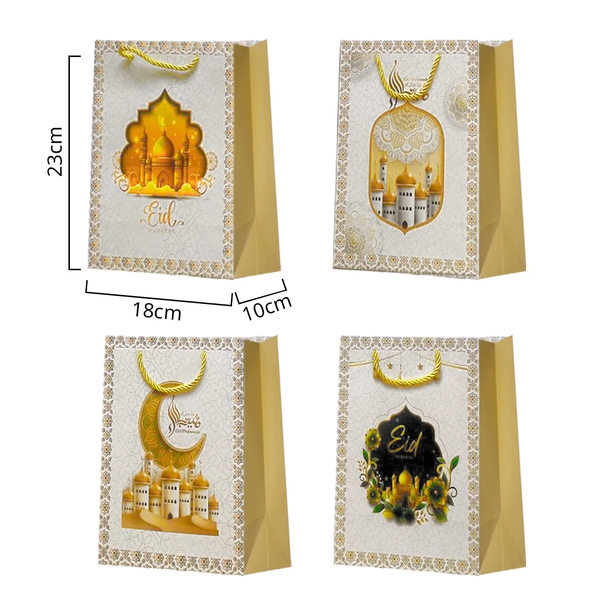 Ramadan / Eid Mubarak Gift Bags — angle view