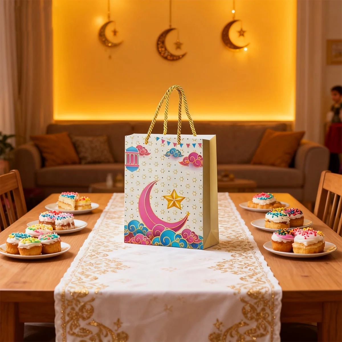 Ramadan / Eid Mubarak Gift Bags — size reference