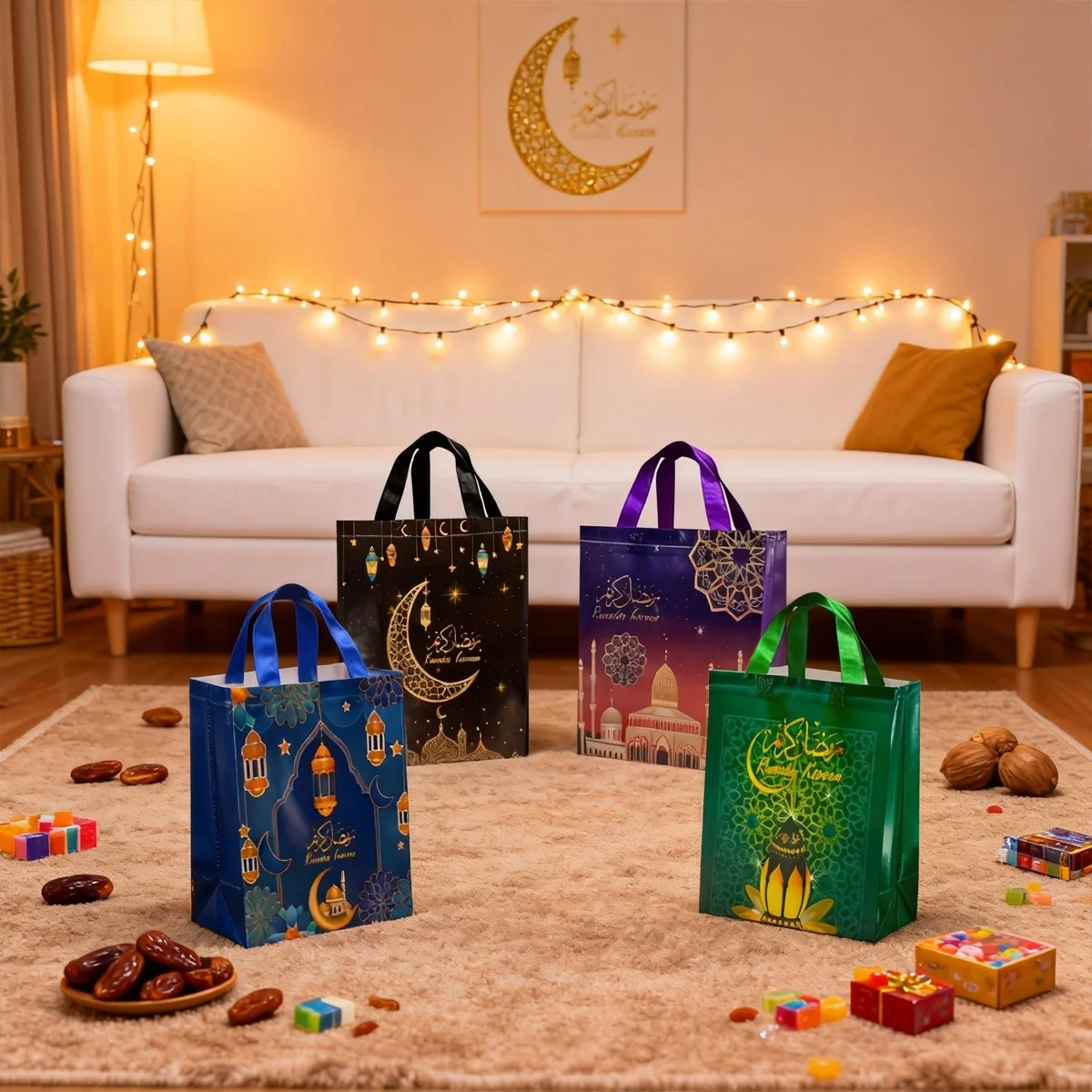 Ramadan Kareem Gift Bags - M 1pcs (623279)
