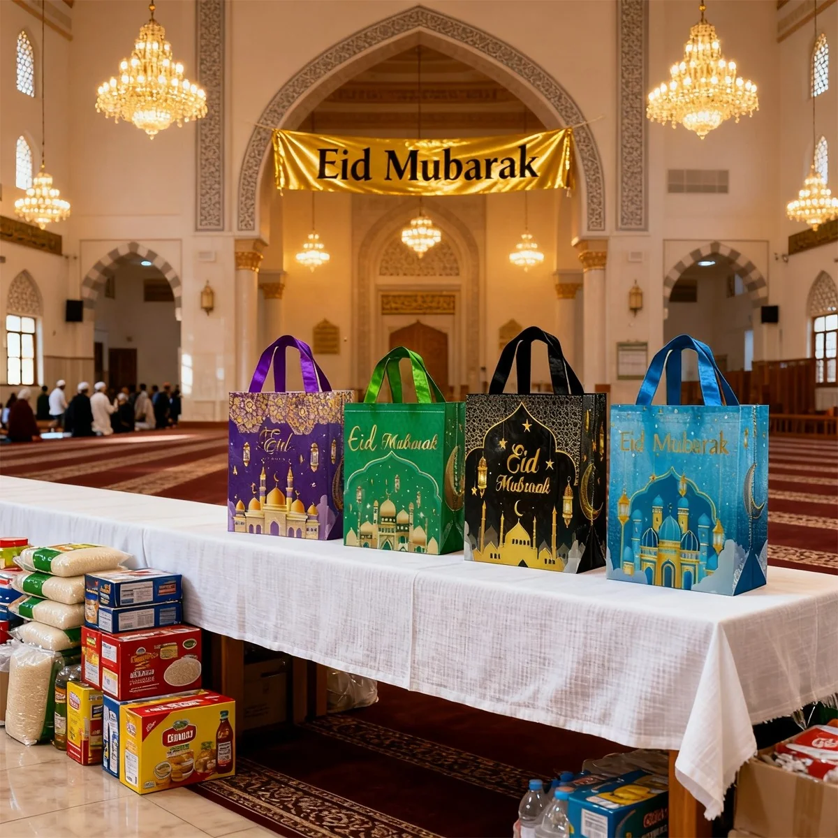 Eid Mubarak Gift Bags - S — size reference