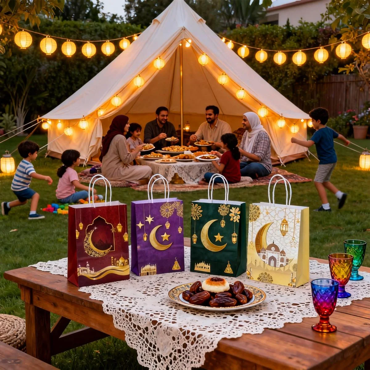 Islamic Festive Gift Paper Bag — packaging