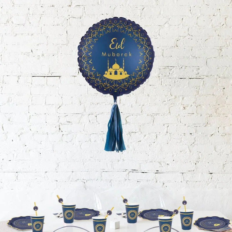 Eid Mubarak Foil Balloon Balloons 1pcs (625447)