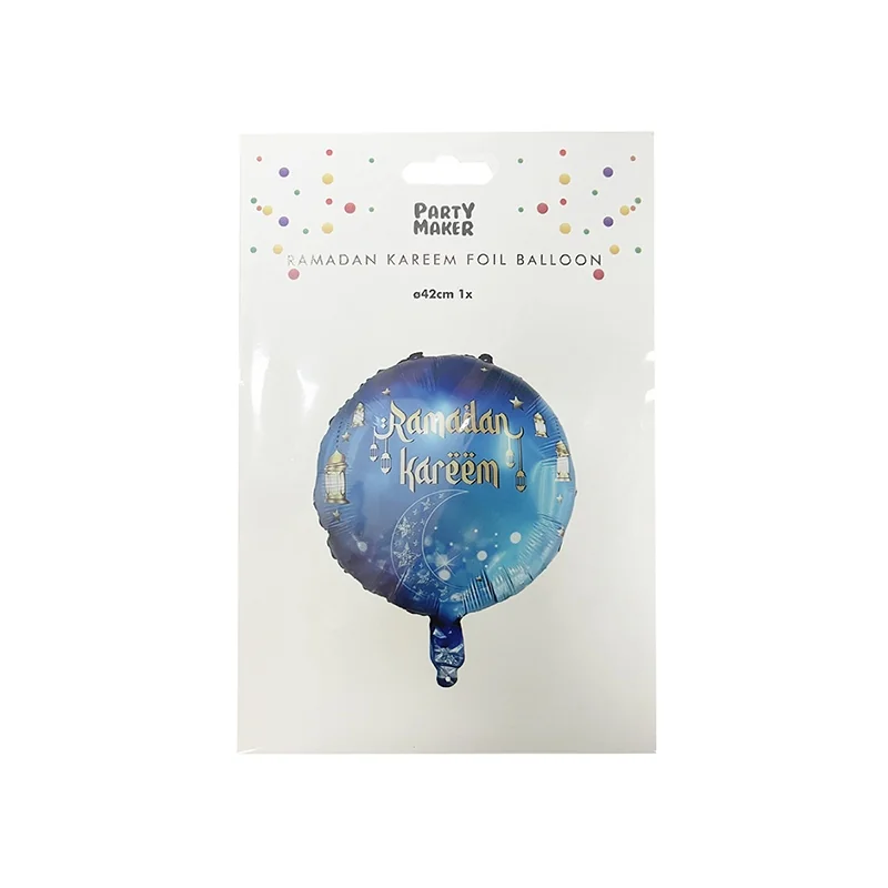 Ramadan 18inch Round Foil Balloon — size reference