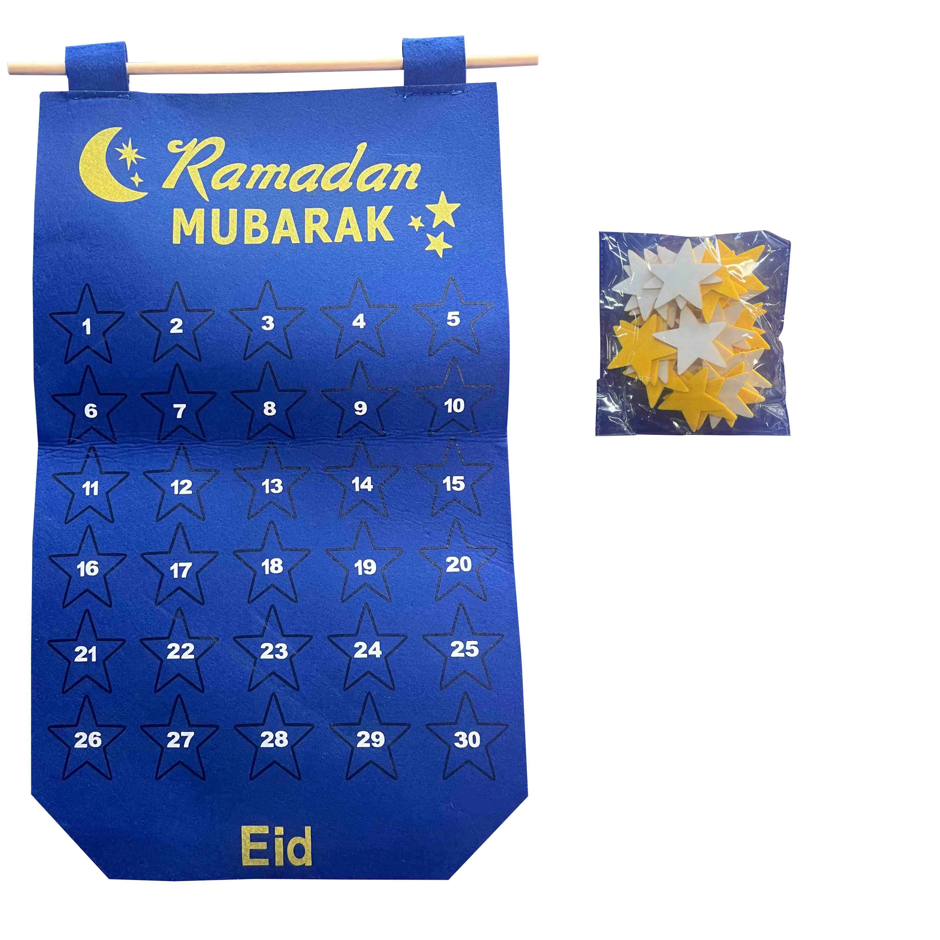 Felt Ramadan Calendar
with Star Marker Blue (625573)
