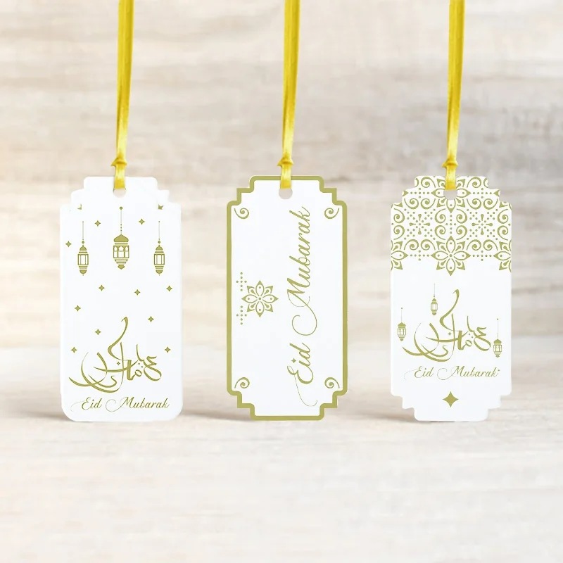 Eid Gift Tag includes Ribbon 8ct (631135)
