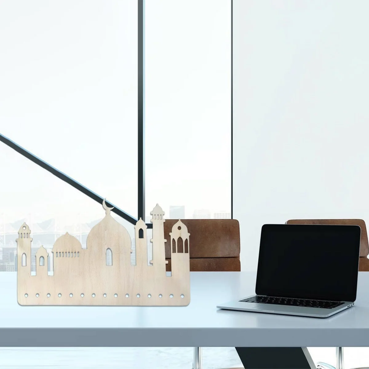 Ramadan Wooden Hanging Decoration — size reference