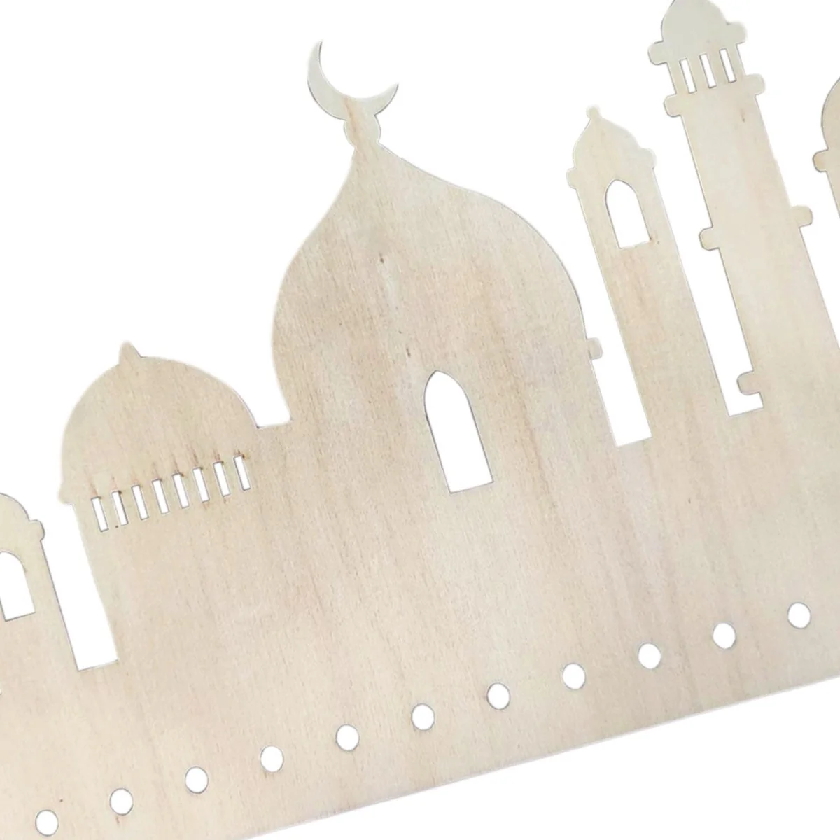 Ramadan Wooden Hanging Decoration — angle view
