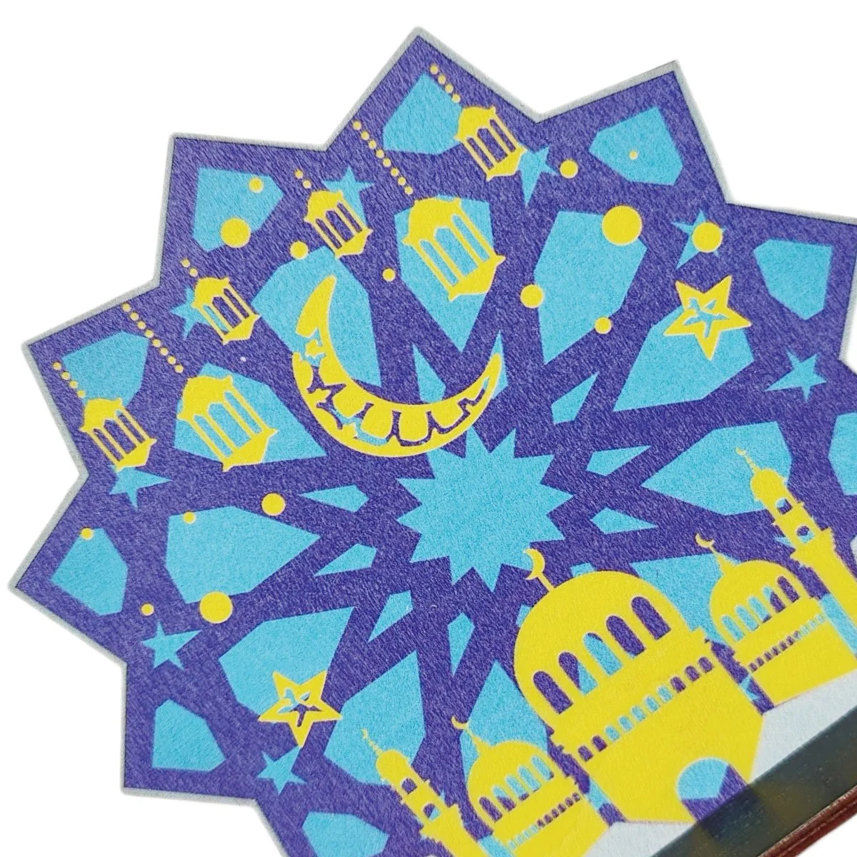 EID Wooden Decoration — angle view