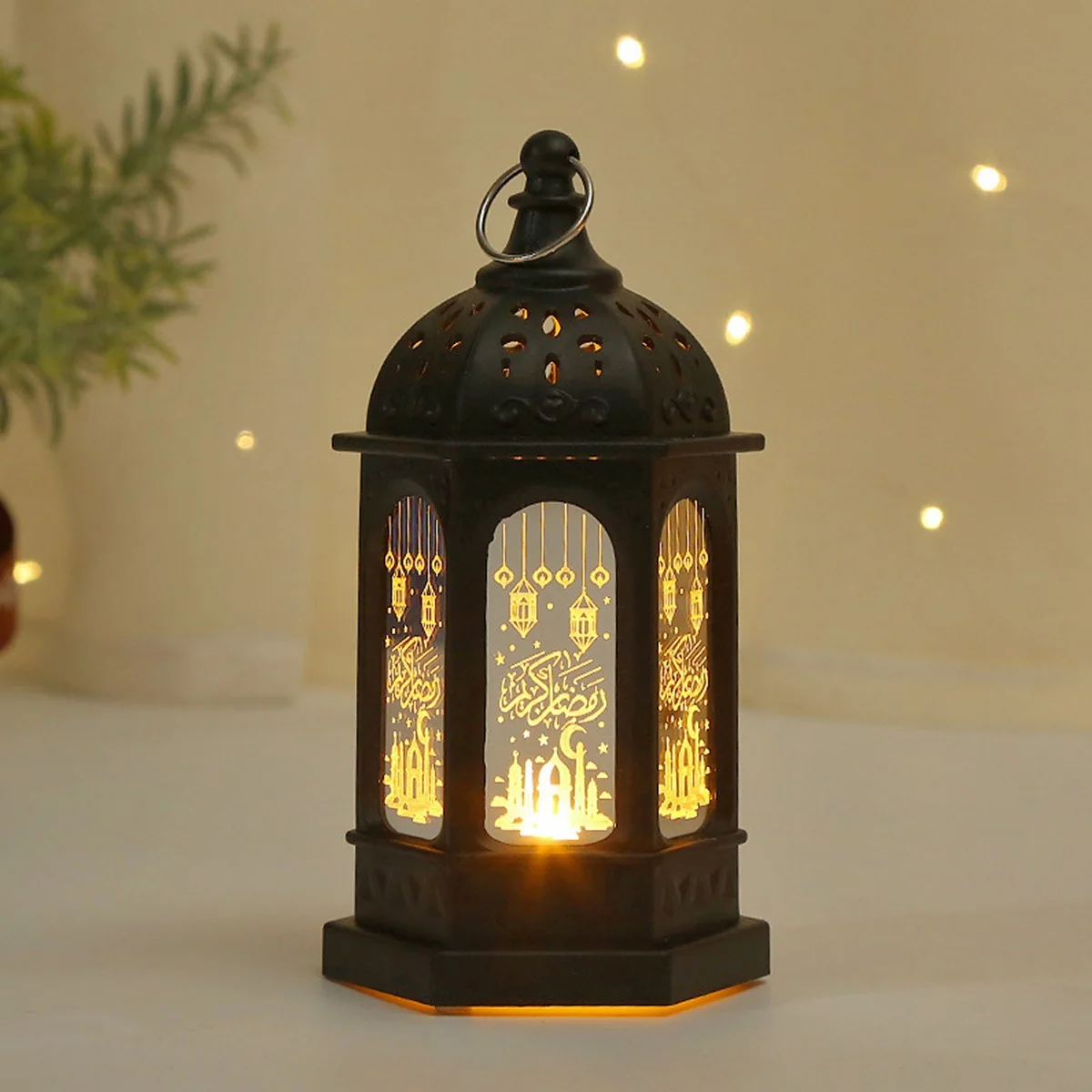 Ramadan Lantern Ornament Black Color (641166)