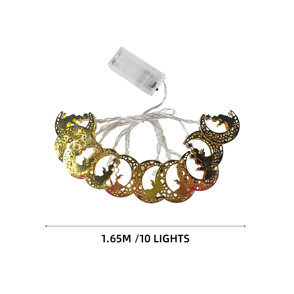 Ramadan LED Garland with Battery Case — detail