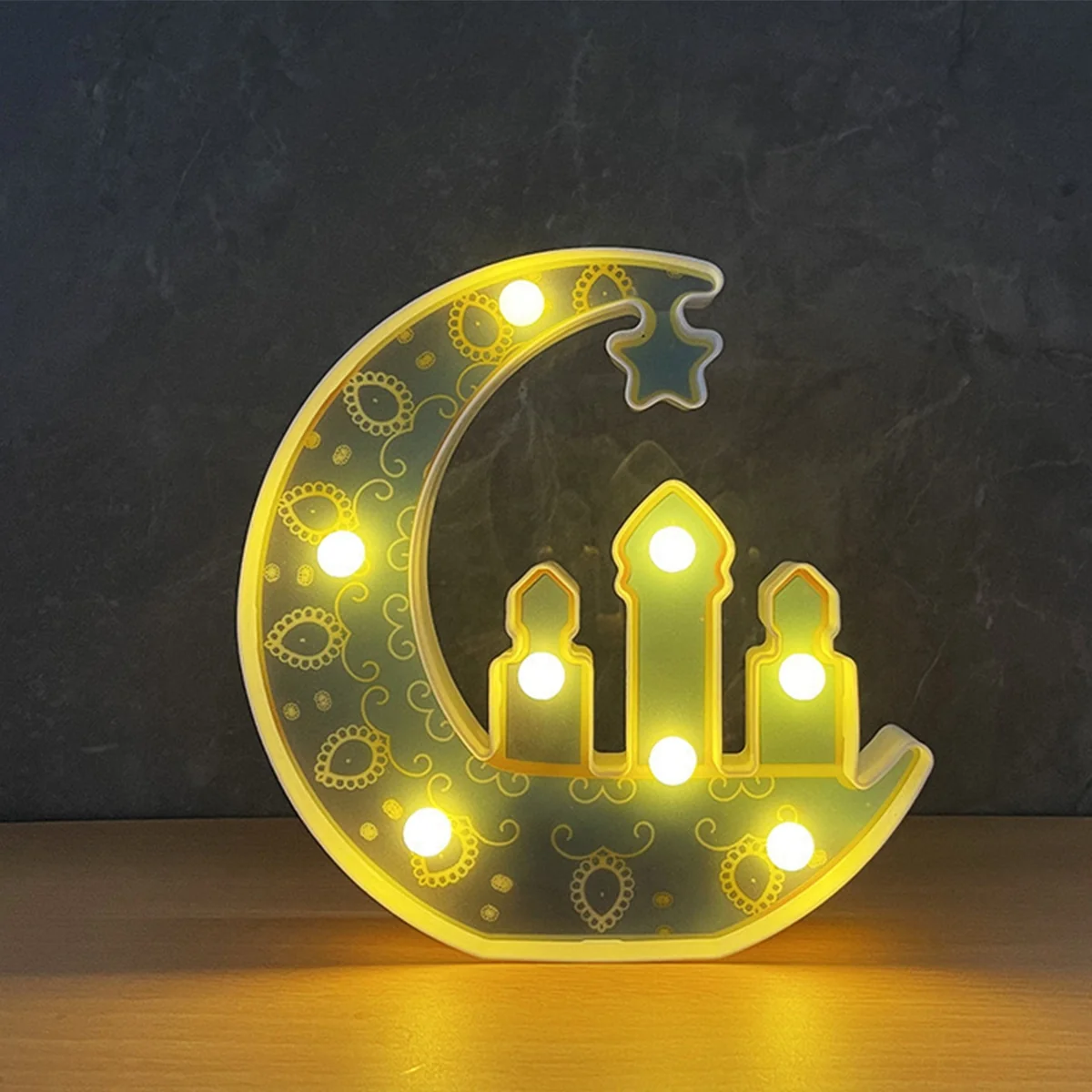 EID LED LANTERN 18.5*18.5cm 1pcs (641258)