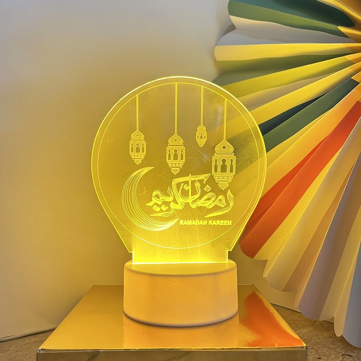 EID LED LANTERN 13*17*8.5cm 1pcs (641261)