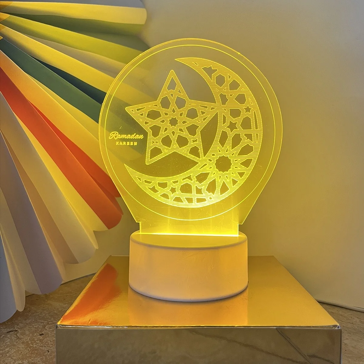 EID LED LANTERN 13*17*8.5cm 1pcs (641264)