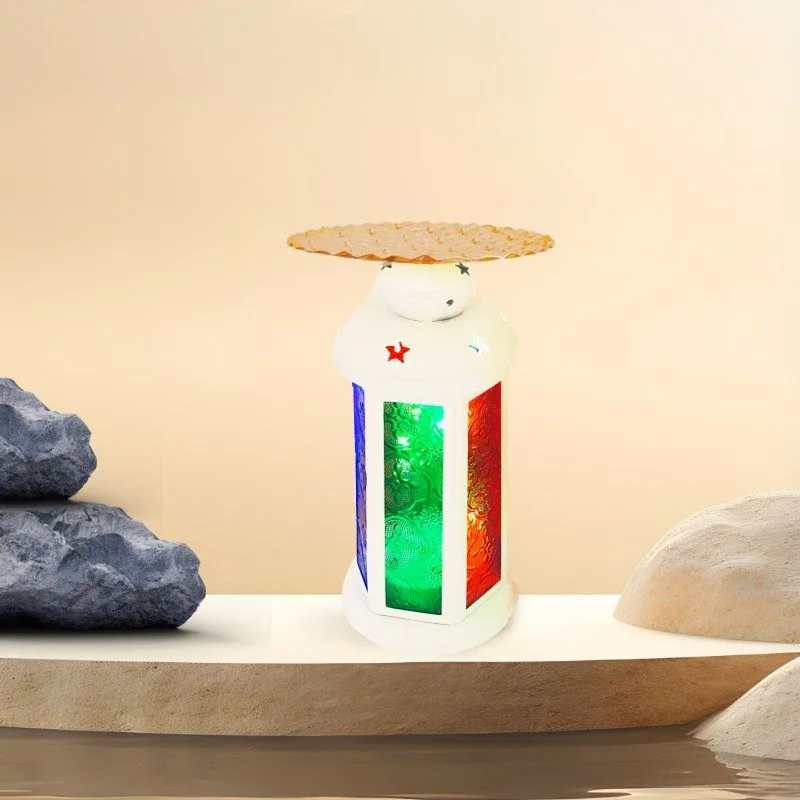 Ramadan LED Lantern with Snack Plate - L 72pcs (641316)