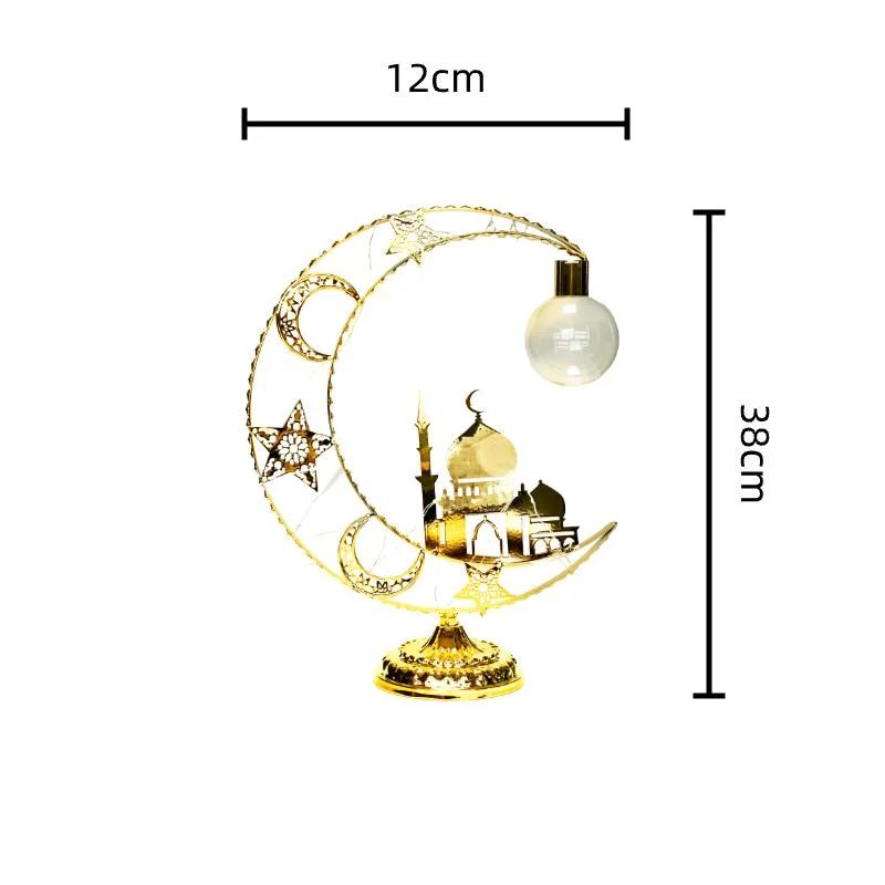 Moon Star LED Table Lamp 24pcs — size reference