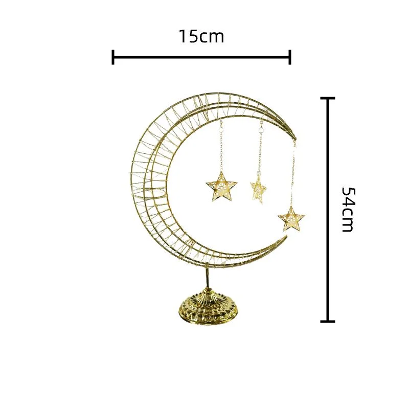 Moon Star LED Table Lamp 12pcs — angle view