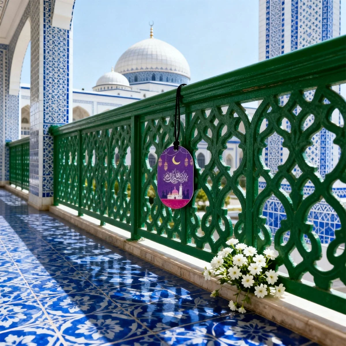 Ramadan Hanging Decoration purple hanging sign (642159)