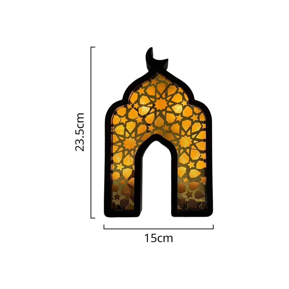 Crescent Gate LED Table Decoration Acrylic Sign — packaging