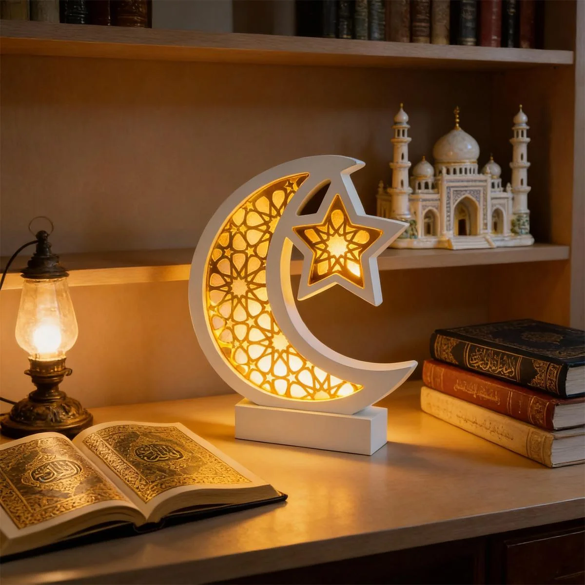 Star Moon LED Table Decoration star moon acrylic sign — packaging