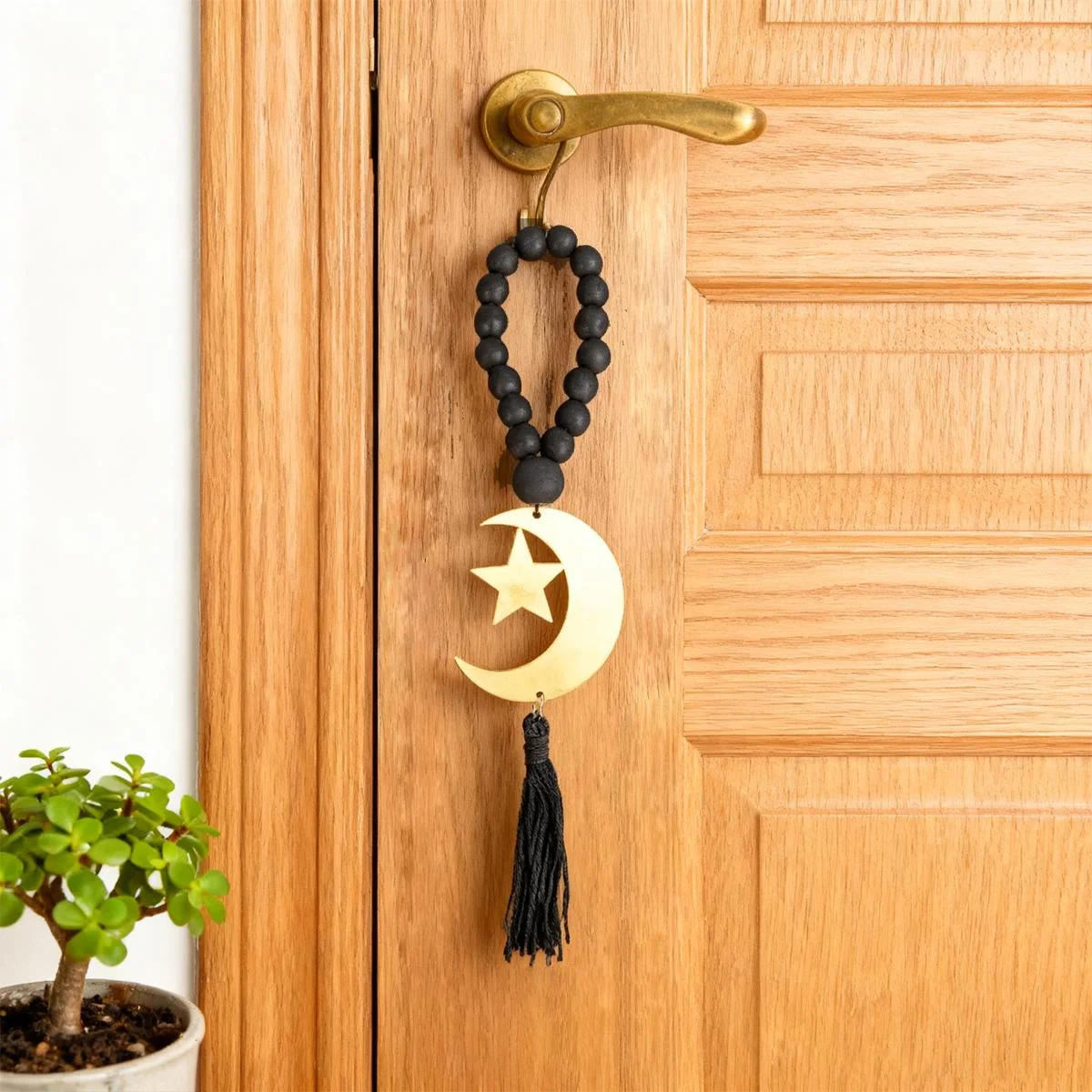 Moon Star Wooden Bead Wall Hanging — packaging