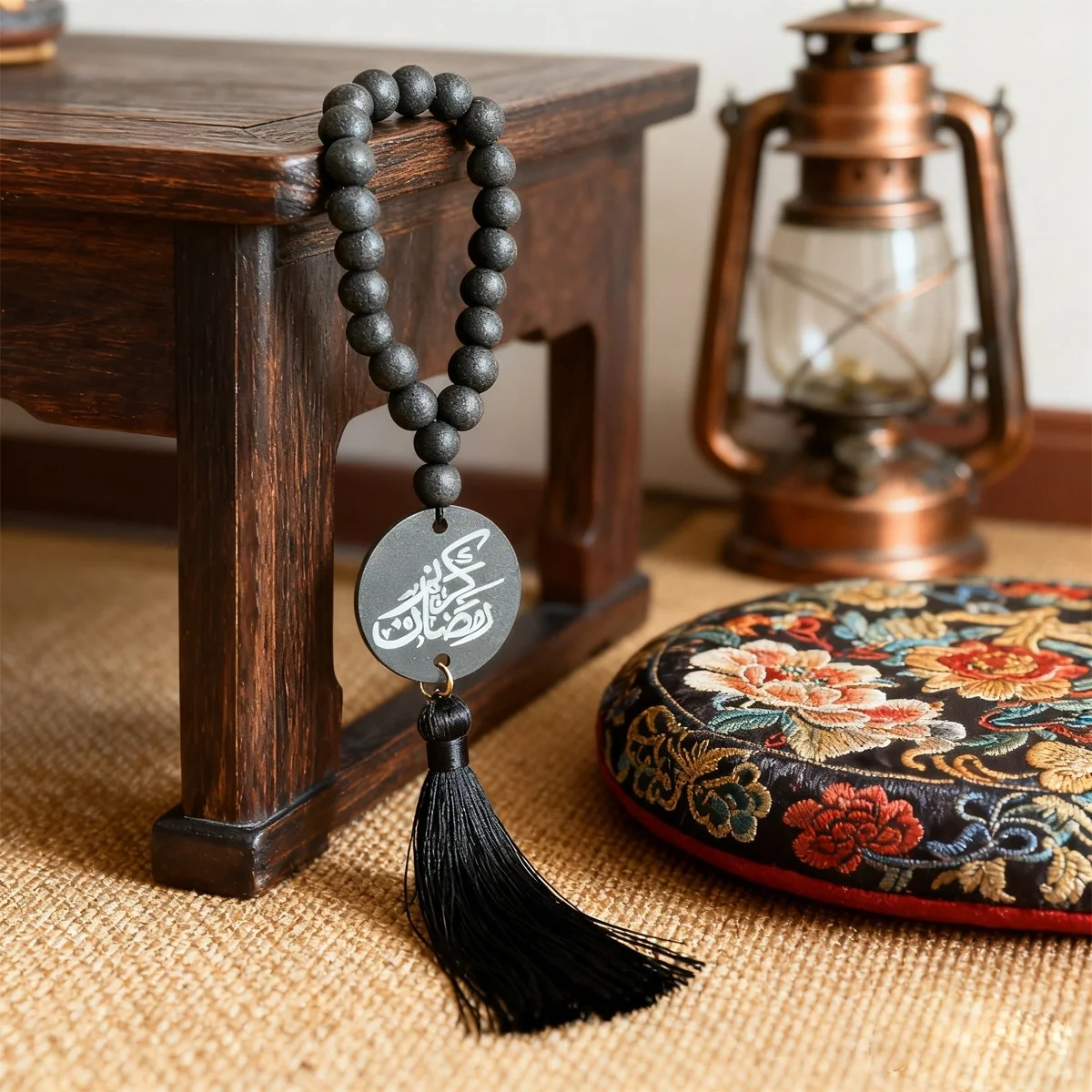 Ramadan Kareem Wooden Bead Wall Hanging 1pcs (642173)