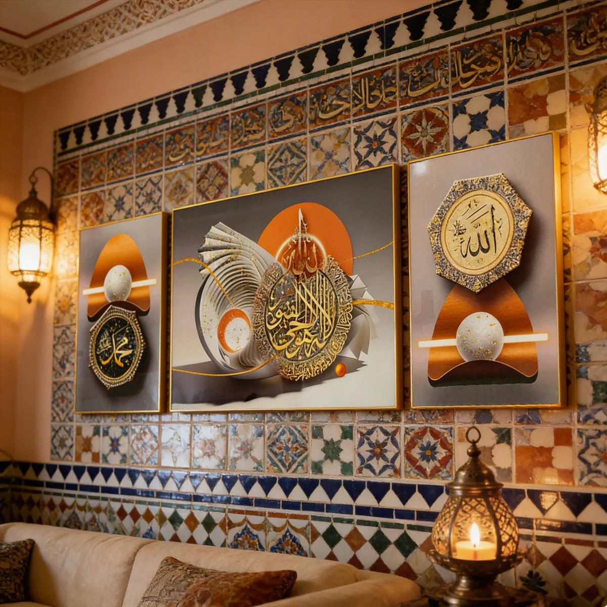 3pcs Islamic Wall Art Set — packaging