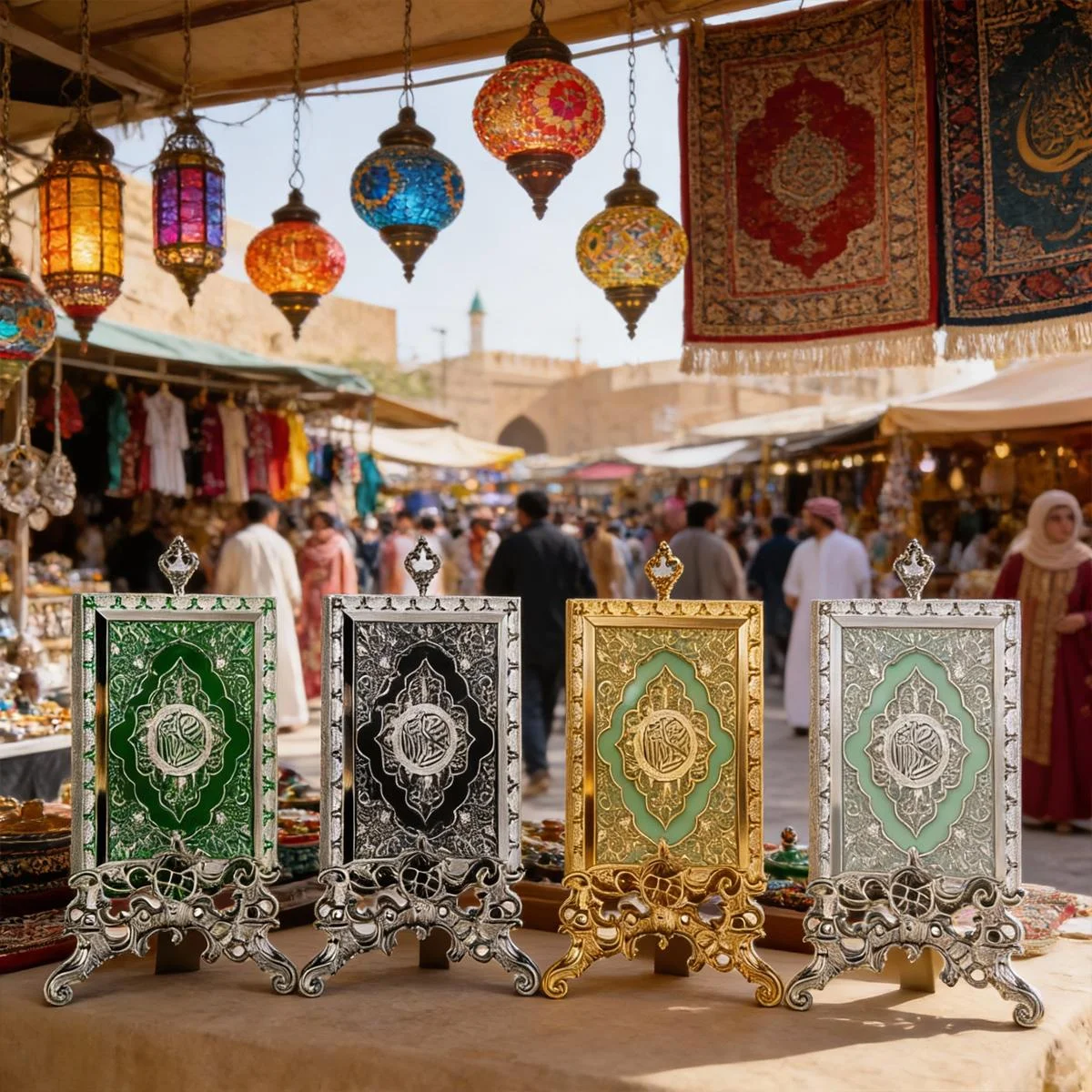 Holy Quran Storage Box — angle view