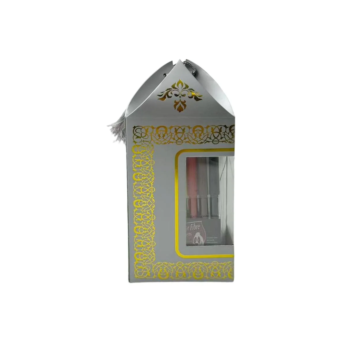 Prayer Mat with tassel packaging — front view