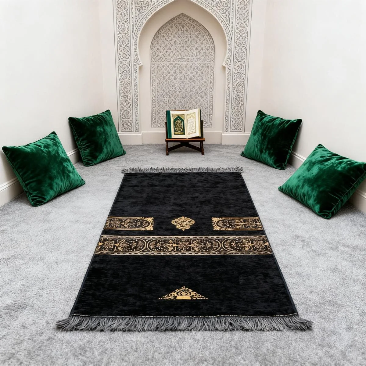 Prayer Mat black tube prayer mat — packaging