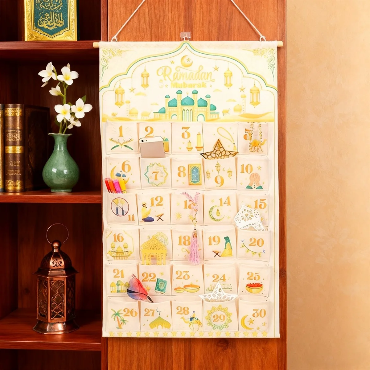 Ramadan CALENDAR calendar hanging deco (642244)