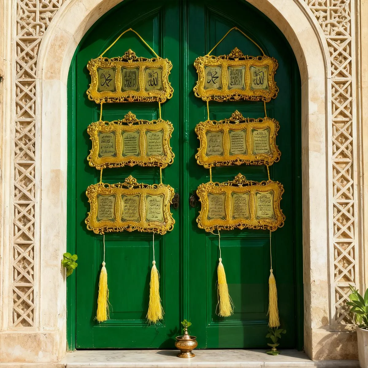 Gold Islamic Wall Decoration — packaging