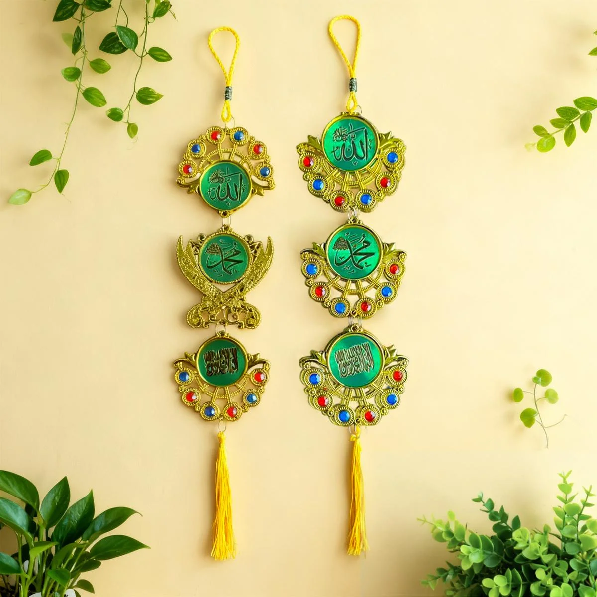 Gold Islamic Wall Decoration — angle view