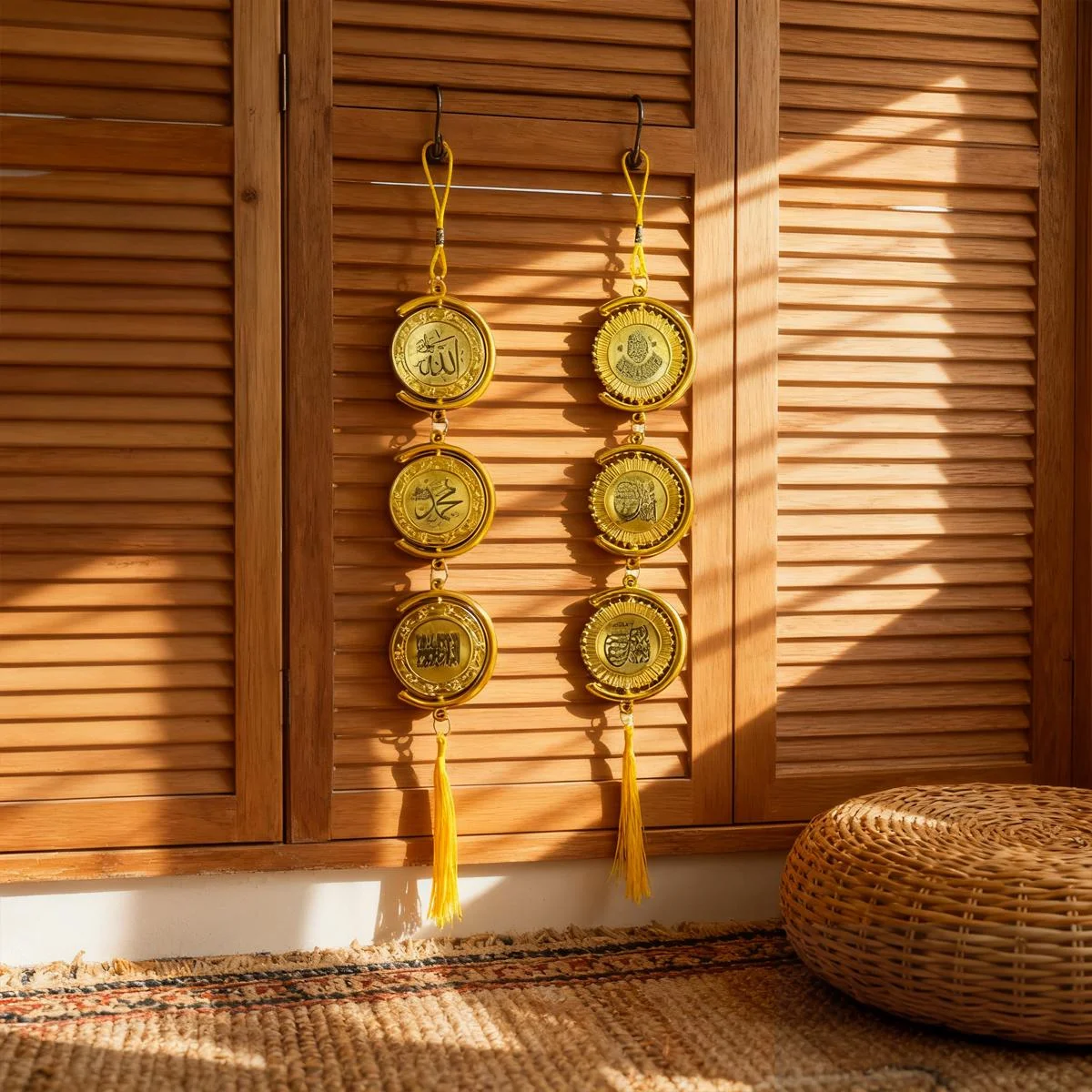 Gold Islamic Wall Decoration — detail