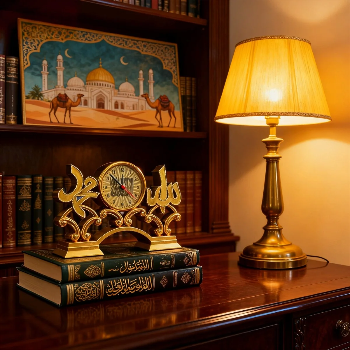 Islamic Gold Tabletop Ornament Ramadan Deco (642269)