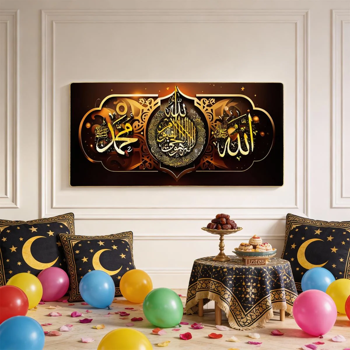 Islamic Wall Art 10pcs — detail