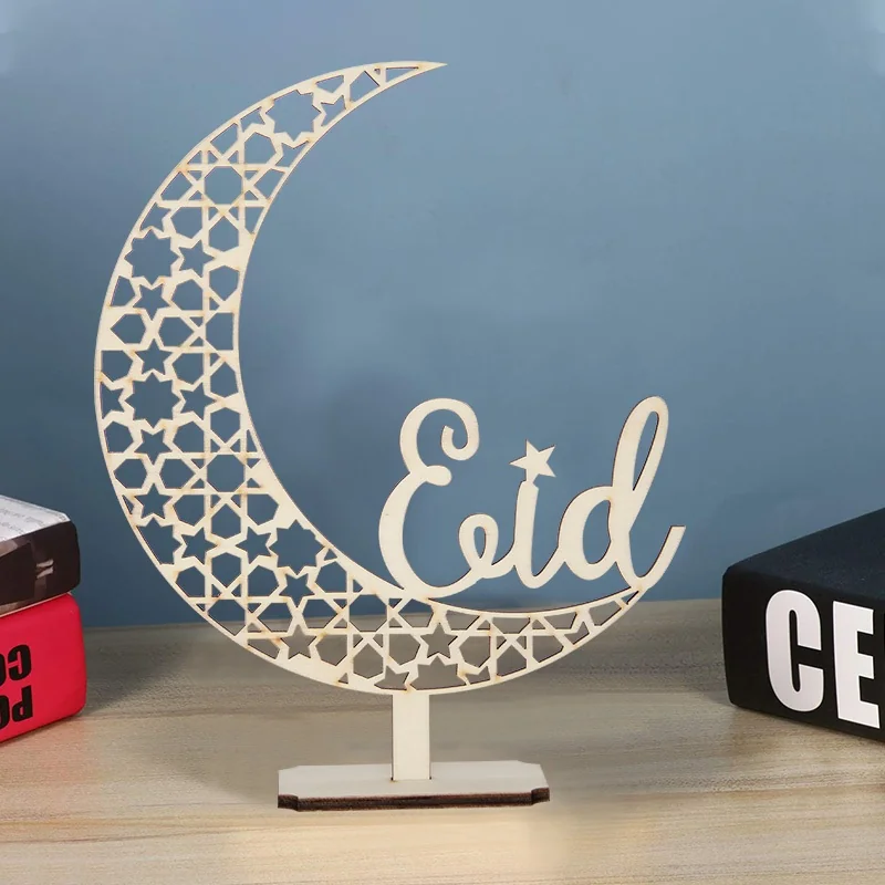 eid wood ornament 1pcs (650059)