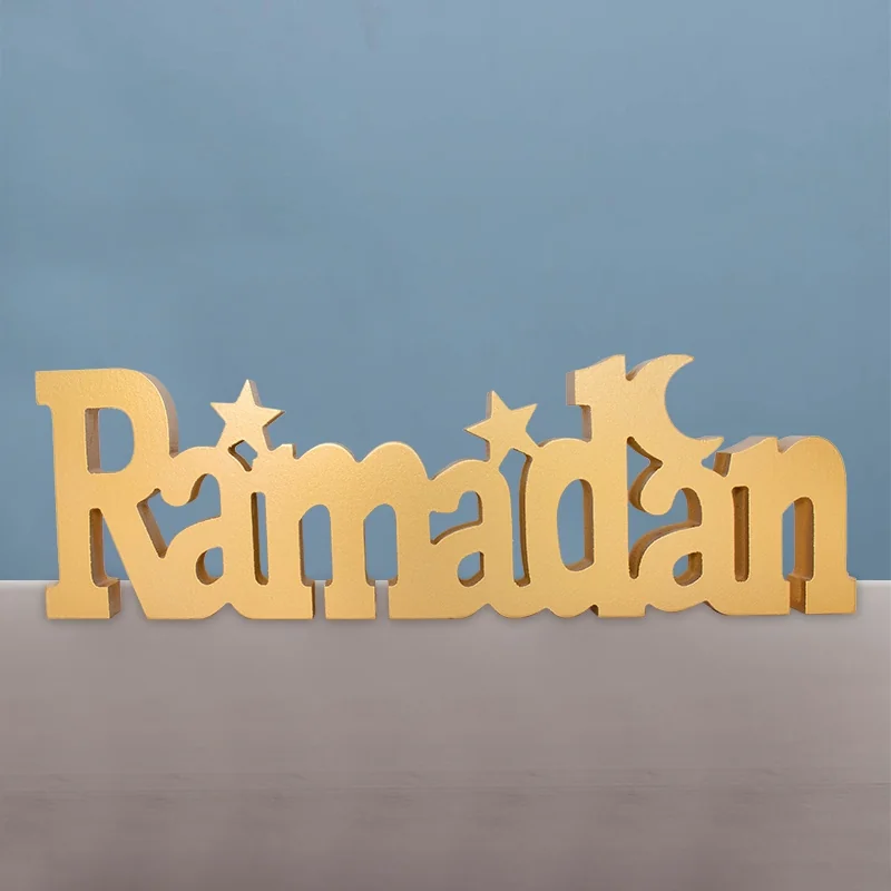 Ramadan wooden decoration wood 1pcs (650060)