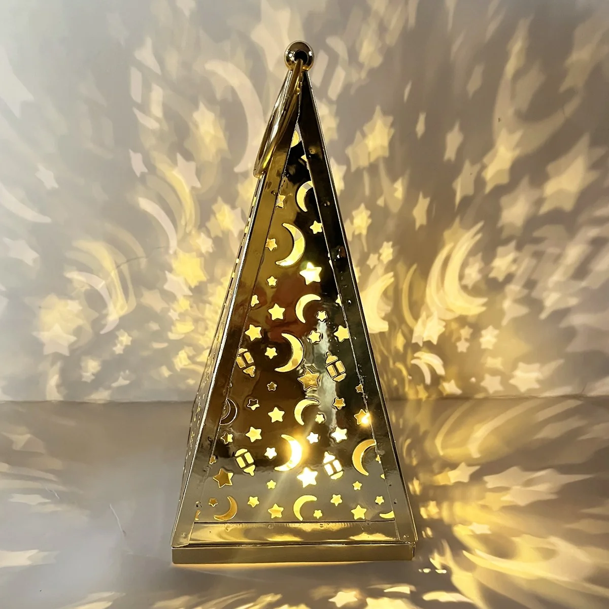 Ramadan Lantern-LED+Song 11*11*22cm 48pcs (651067)
