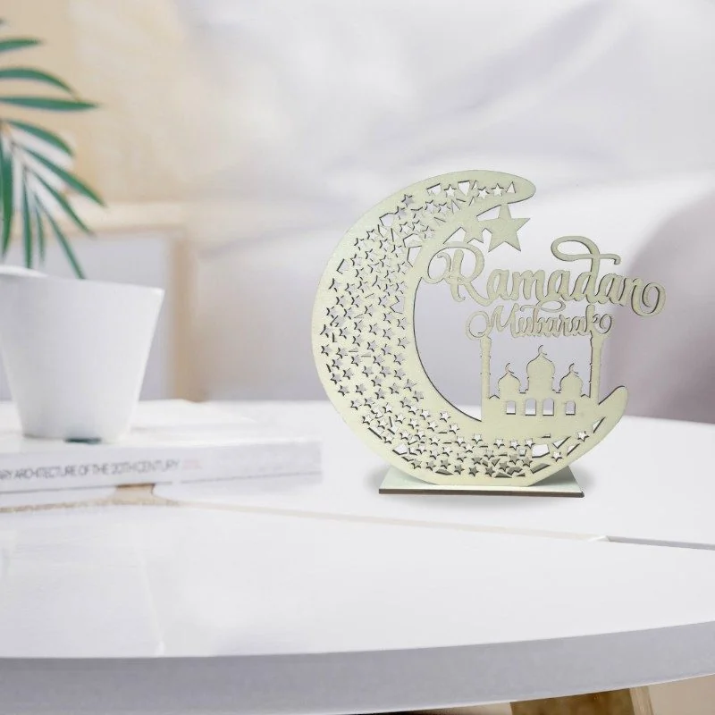 Ramadan Wood Ornament 1pcs (651076)